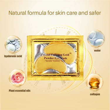 Crystal Collagen 24K Gold Under Eye Mask - 20 Pairs 40 Masks Patches