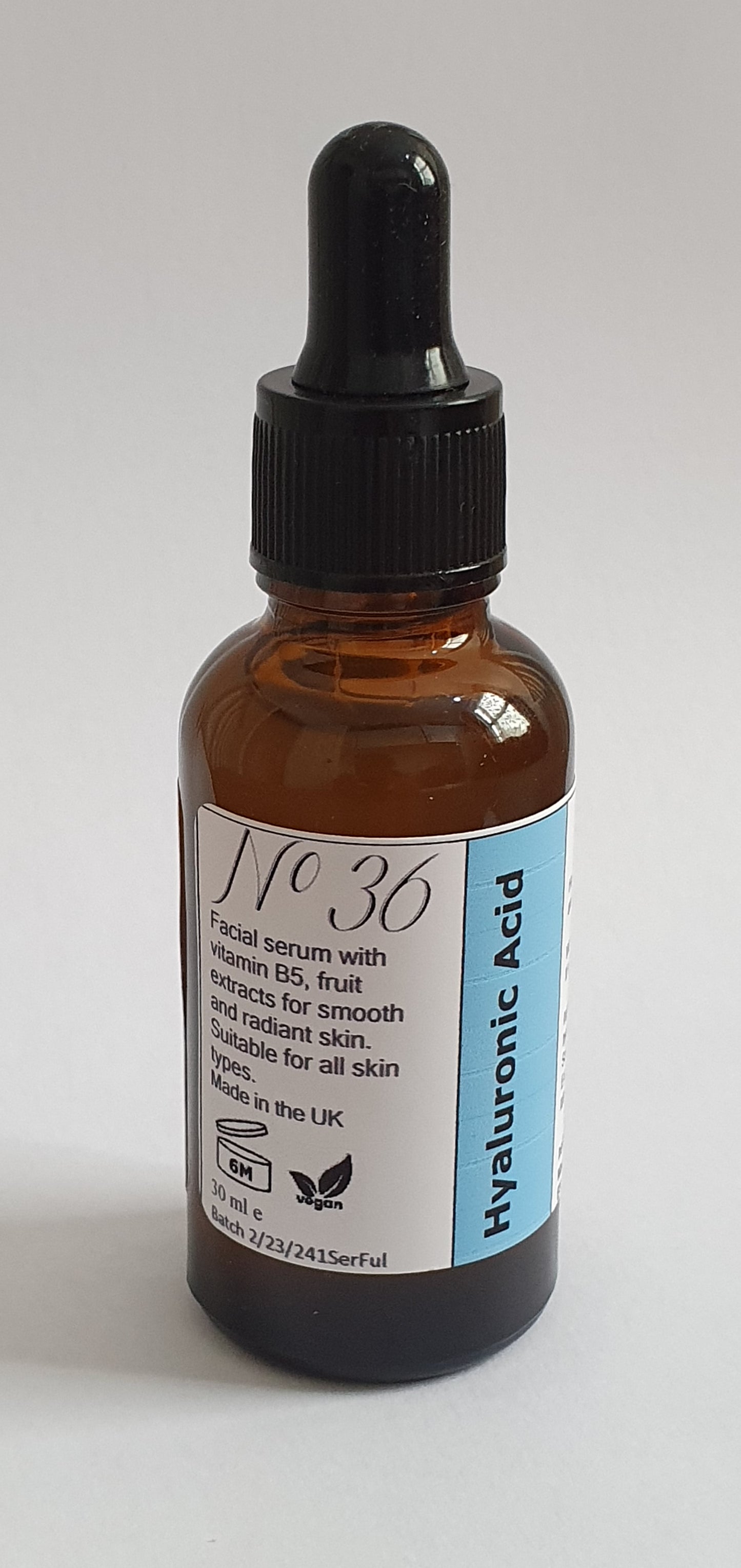 Hyaluronic Acid Face Serum for Dull Skin and Anti-Aging, 30ml