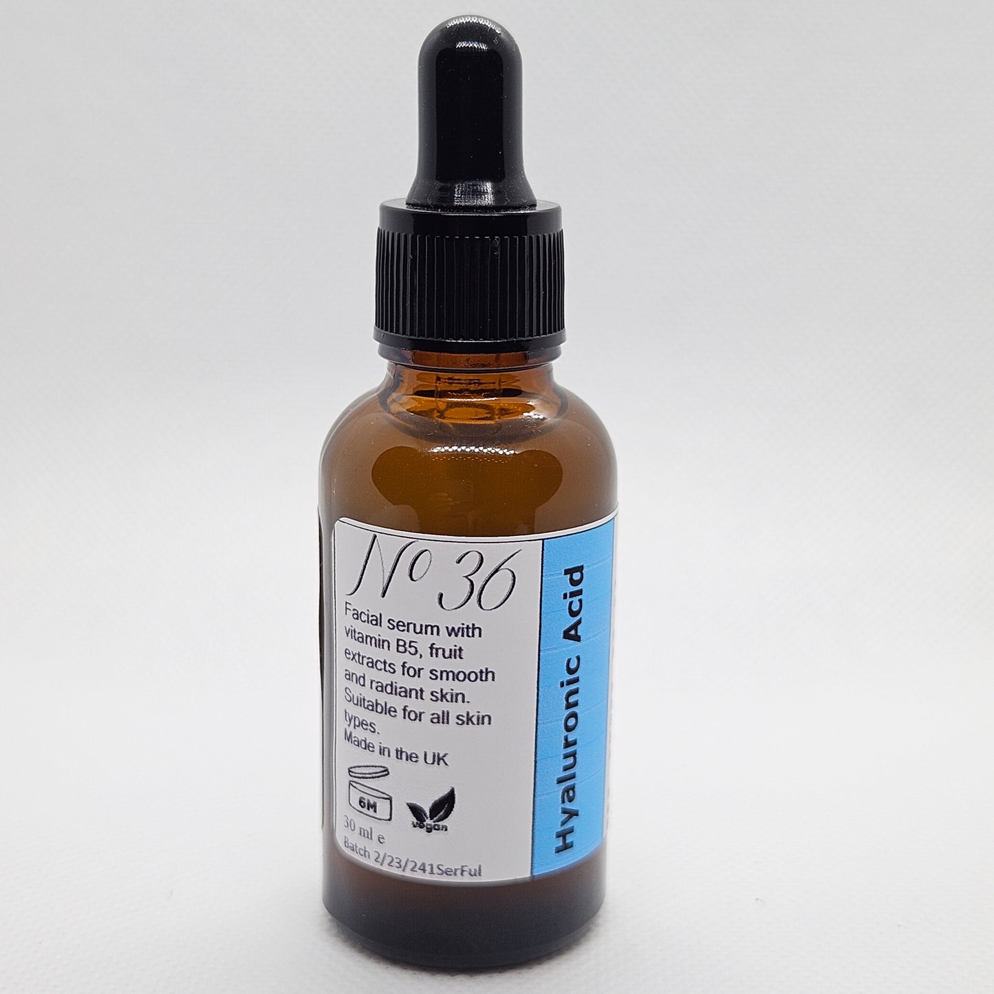 Hyaluronic Acid Face Serum for Dull Skin and Anti-Aging, 30ml