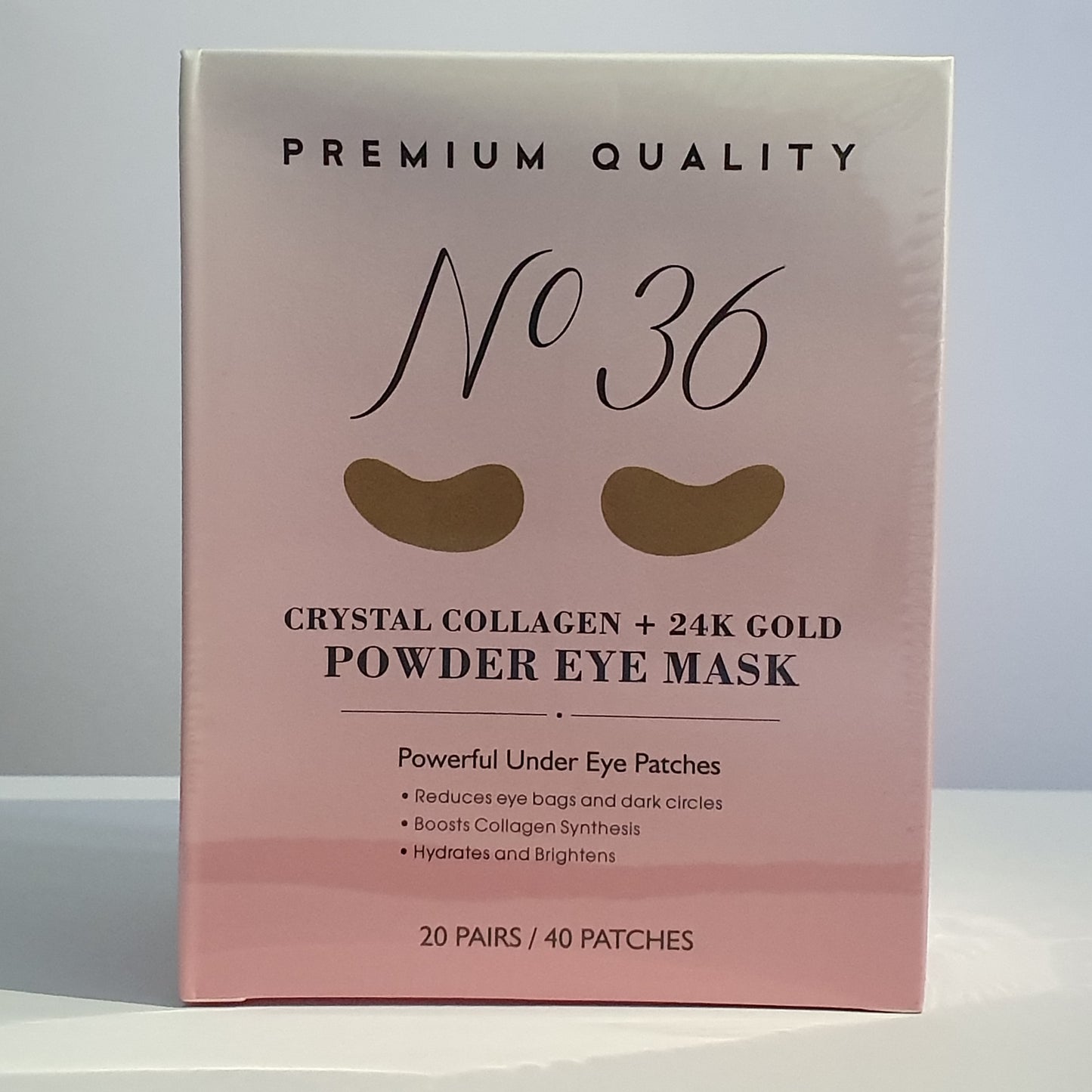 No36 Under Eye Masks - 24K gold, crystal collagen, hyaluronic acid