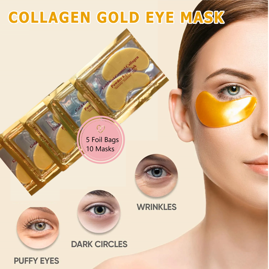 Trial Pack - No36 Under Eye Masks - 24K gold, crystal collagen, hyaluronic acid