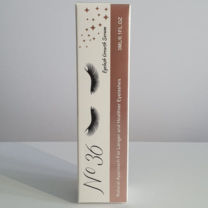 No36 Lash serum loaded with Pumpkin seed extract, panax ginsen extract, biotin, Hyaluronic acid