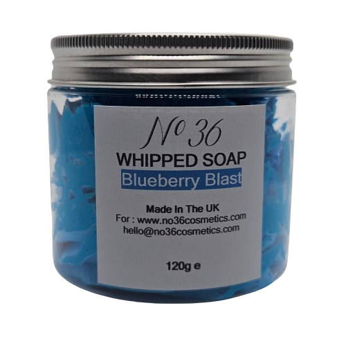 No36 Blueberry Blast Whipped Soap