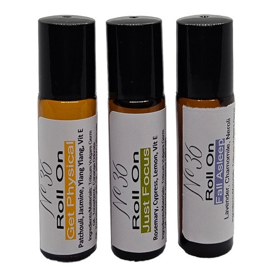 Aromatherapy Essential Oil Roll On Gift Set