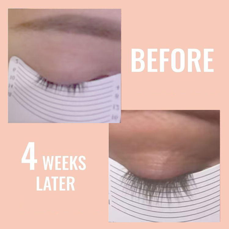 No36 lash growth serum before and after 4 weeks review, results